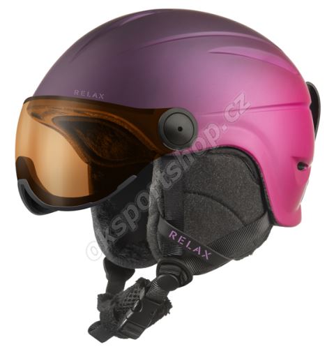 Lyžařská helma Relax Twister Visor RH27E S 53 - 55 cm 24/25