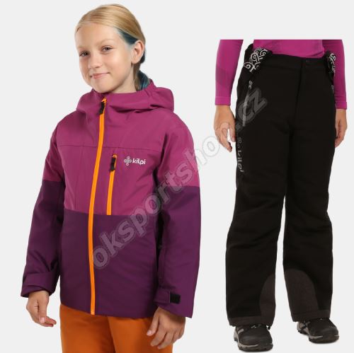 Dětský lyžařský komplet Denver VLT + Mimas BLK