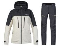 Dámský lyžařský komplet Saliva Pelicane/anthracite + Soren Anthracite