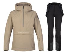 Dámský lyžařský komplet Megie II Fossil + Rhea BLK