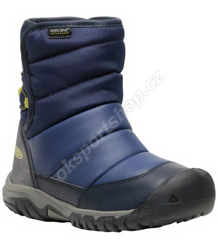 Obuv Keen Puffrider WP Naval academy/mango mint