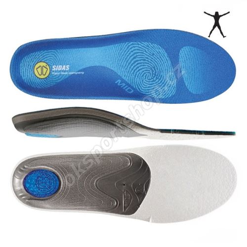 Vložky do bot Sidas 3Feet Comfort CZ Mid