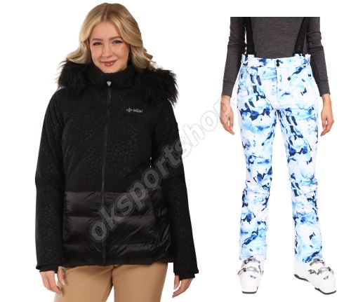 Dámský lyžařský komplet Lena BLK + Torien WHT