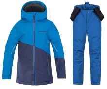 Dětský lyžařský komplet Kigali Skydiver/medieval blue + Akita Skydiver