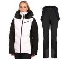 Dámský lyžařský komplet Skimmia WHT + Rhea BLK