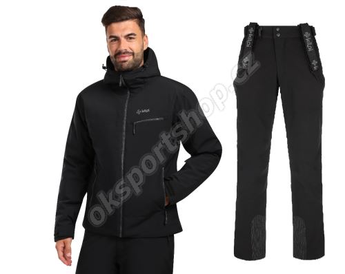 Pánský lyžařský komplet Flip BLK + Rhea BLK
