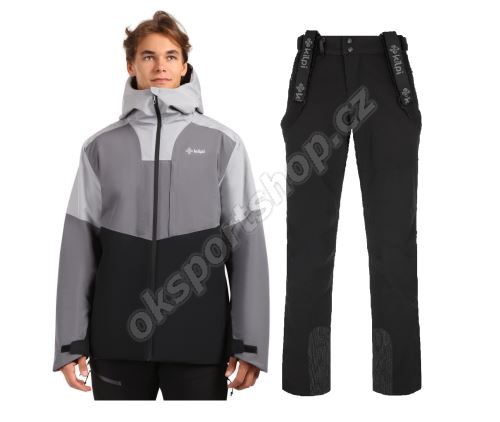 Pánský lyžařský komplet Killyan BLK + Rhea BLK