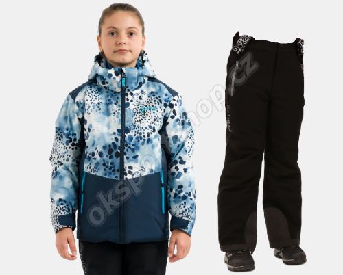 Dětský lyžařský komplet Samara NVY + Mimas BLK