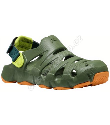Sandále Keen Hyperflt Bronze green/orange peel