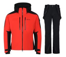 Dámský lyžařský komplet Dexen RED + Ravel BLK
