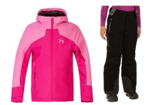 Dětský lyžařský komplet Aimi Fuchsia purple/pink cosmos + Mimas BLK
