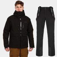 Pánský lyžařský komplet Teen BLK + Rhea BLK