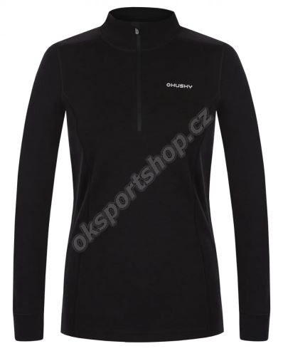 Mikina Husky Aron Zip L Black