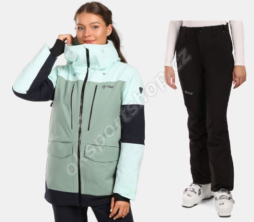Dámský lyžařský komplet Teen MNT + Rhea BLK