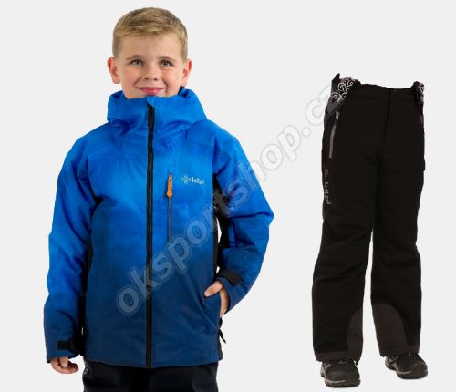 Dětský lyžařský komplet Ateni BLU + Mimas BLK