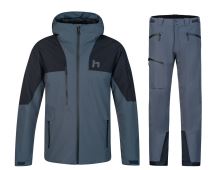Pánský lyžařský komplet Scoty Ombre blue/anthracite + Johns Ombre blue
