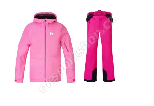Dětský lyžařský komplet Mia Pink cosmos + Bennet Fuchsia purple
