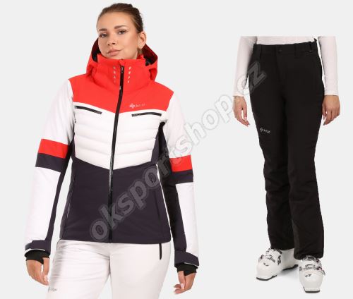 Dámský lyžařský komplet Lorien WHT + Rhea BLK