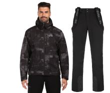 Pánský lyžařský komplet Tampa BLK + Rhea BLK