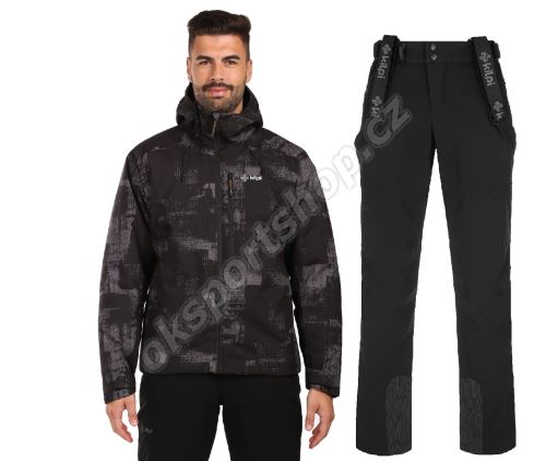 Pánský lyžařský komplet Tampa BLK + Rhea BLK