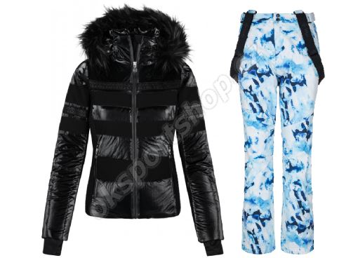 Dámský lyžařský komplet Dalila BLK + Torien WHT